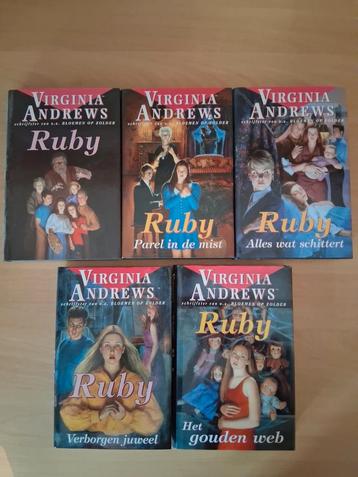 Virginia Andrews - Ruby Serie (5 Boeken) beschikbaar voor biedingen