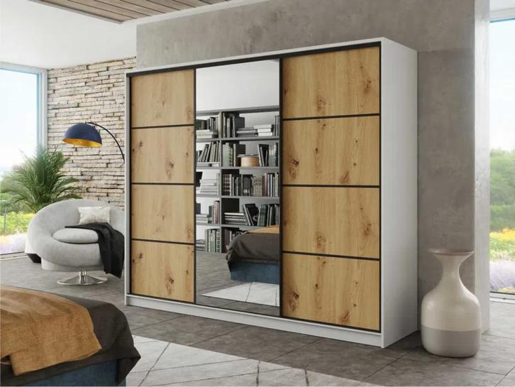 KLEDINGKAST MET TRANSPORT EN MONTAGE, Huis en Inrichting, Kasten | Kledingkasten, Nieuw, 200 cm of meer, 200 cm of meer, 50 tot 75 cm