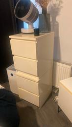Ikea malm wit, Huis en Inrichting, Kasten | Ladekasten, Ophalen, 50 tot 100 cm, Zo goed als nieuw, Minder dan 100 cm