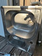 Franke RVS dubbele spoelbak, Huis en Inrichting, Keuken | Keukenelementen, Ophalen, Minder dan 100 cm