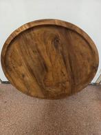 Wooninrichting, Huis en Inrichting, Woonaccessoires | Dienbladen, Ophalen of Verzenden, Nieuw, Rond, Hout