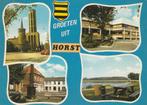 HORST Kerk Centrum Gemeentehuis Groeten, Verzamelen, Ansichtkaarten | Nederland, Verzenden, 1960 tot 1980, Ongelopen, Limburg