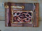 Zelfgemaakte Handgemaakte Vintage Scrap kaart (3), nieuw, Ophalen of Verzenden, Nieuw, Man of Vrouw