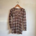 Patterned Vintage Tunic with V-neck Tuniek (S/M/L), Kleding | Dames, Blouses en Tunieken, Vintage, Ophalen of Verzenden, Zo goed als nieuw