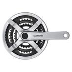 Nieuwe Shimano Fc-ty501 crankstel 42-34-24 zwart of zilver, Nieuw, Mountainbike, Ophalen of Verzenden, Crankstel of Pedalen