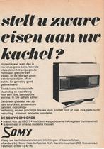 Retro reclame 1972 Somy Roosendaal Concorde kachel, Verzenden, Overige typen