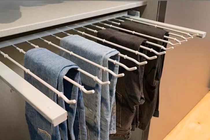 IKEA Komplement Broekhanger +  Glasplaat 75x58 2x, Doe-het-zelf en Verbouw, Metalen, Zo goed als nieuw, Ophalen of Verzenden