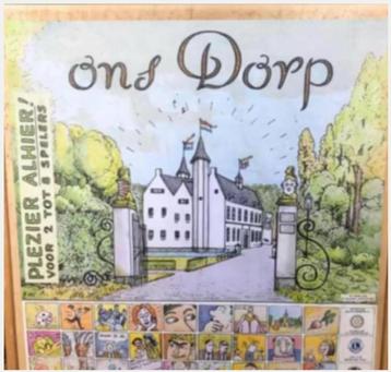 Gezelschapsspel Ons Dorp (afm. 65 x 65 cm) beschikbaar voor biedingen
