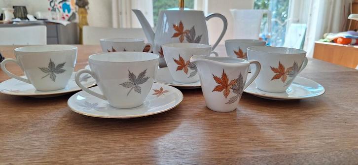 Retro Bavaria Theeservies - Compleet!, Antiek en Kunst, Antiek | Servies compleet, Ophalen