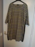 Nieuwe zwart / wit / lemon geblokte jurk. Maat 46 / 48., Overige kleuren, Maat 46/48 (XL) of groter, Nieuw, Ophalen of Verzenden