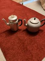 Aluminium Koffie- en Theepot Set - Vintage Zoldervondst, Antiek en Kunst, Ophalen of Verzenden