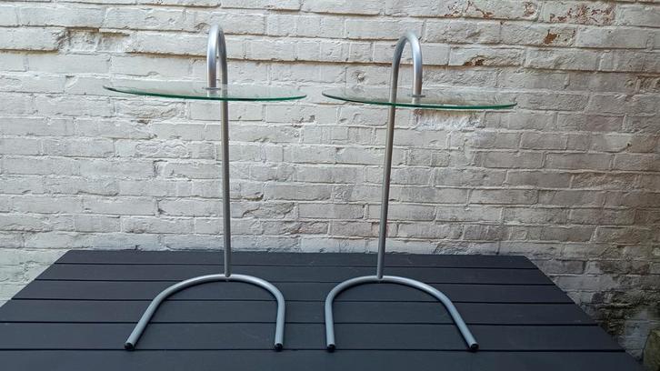 2 Ikea Ry Bijzettafels - Zo Goed Als Nieuw, Huis en Inrichting, Tafels | Bijzettafels, Zo goed als nieuw, Rond, 60 cm of meer