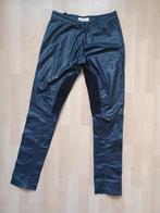 Malene Birger broek in blauw mt 40 glanzende stof met stukke, Lang, Blauw, Maat 38/40 (M), By Malene Birger