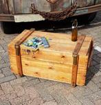 Authentiek, vintage, retro kist / legerkist, Huis en Inrichting, Ophalen, Minder dan 50 cm, Gebruikt, 50 tot 100 cm