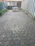 GRATIS TUINTEGELS AFHALEN! Ongeveer 55m2, Tuin en Terras, Tegels en Klinkers, Ophalen, Gebruikt, 10 m² of meer, Beton