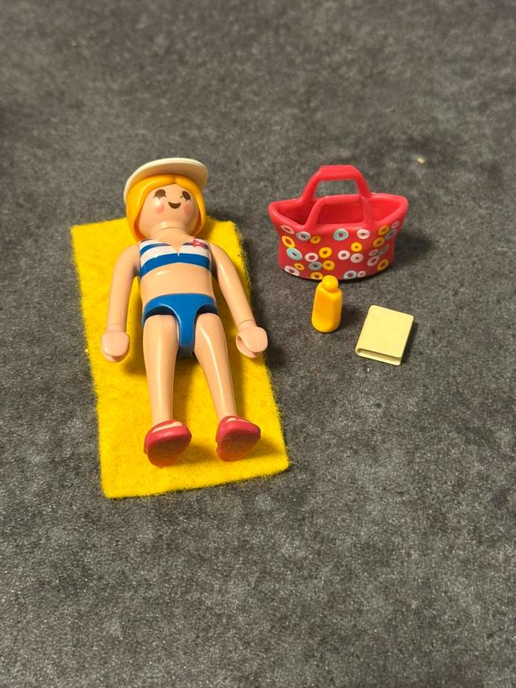 Toeriste op het strand 4695 - Playmobil, Kinderen en Baby's, Speelgoed | Playmobil, Zo goed als nieuw, Complete set, Ophalen of Verzenden