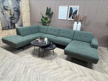 ZGAN Montel Traffic Design U-Bank / Hoekbank - Groen - 350cm beschikbaar voor biedingen