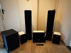 Teufel Ultima 40 Surround Set 5.1 + Denon AVR-X3500H, 70 watt of meer, Zo goed als nieuw, 5.1-systeem, Overige spelers