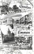 Emmen- -4-luik., Verzenden, 1960 tot 1980, Gelopen, Drenthe