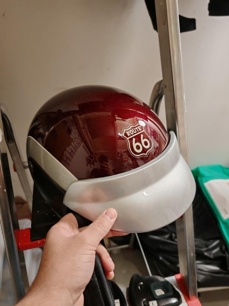 Route 66 Motorhelm / Scooterhelm, Ophalen of Verzenden, Gebruikt, Medium, Route 66