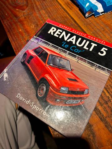 Renault 5 'Le Car' boek - David Sparrow beschikbaar voor biedingen