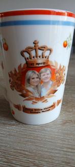 JBS mok beker koning Willem Alexander maxima koningsfeest, Ophalen of Verzenden, Nieuw, Nederland, Servies