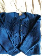 Astrifa Oostenrijk prachtig vintage vest 70/80s mt L/46 wol, Ophalen, Blauw, Gedragen, Maat 42/44 (L)