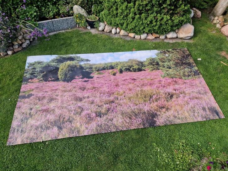 Tuindoek Schuttingdoek Heide  2 x 4 meter, Tuin en Terras, Schuttingen, Nieuw, Kunststof, 1 tot 2 meter, 3 tot 6 meter, Ophalen