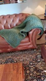 Zeer mook plaid kleur groen grof geweven, LOBERON, Ophalen of Verzenden