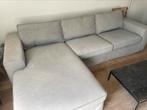 Bank met lig gedeelte, 250 tot 300 cm, Gebruikt, Hoekbank, 75 tot 100 cm