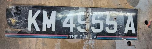 Gambia licenceplate, kentekenplaat, nummerplaat, Verzamelen, Automerken, Motoren en Formule 1, Gebruikt, Auto's, Ophalen of Verzenden