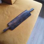 Antieke notenhouten mangelplank., Antiek en Kunst, Ophalen of Verzenden