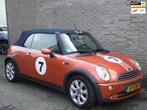 Mini Mini Cabrio 1.6 Cooper Chili - Stoelverwarming -, Auto's, Voorwielaandrijving, Gebruikt, Zwart, Cabriolet