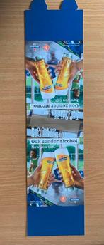Heineken 0,0 tafel kaartje KNVB, Ophalen of Verzenden, Nieuw, Reclamebord, Plaat of Schild, Heineken