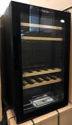 Wijnklimaatkast Glazen deur - 2 zones - 33 flessen., Huis en Inrichting, Woonaccessoires | Wijnrekken, Overige materialen, Nieuw