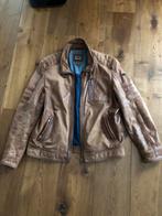 Echte leren herenjas, Kleding | Heren, Ophalen of Verzenden, Zo goed als nieuw, Maat 56/58 (XL), Bruin