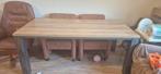 Eettafel met 4 stoelen, Huis en Inrichting, Tafels | Eettafels, Ophalen of Verzenden, Gebruikt, Modern