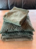 Plaids en kussens in groentint, Ophalen of Verzenden, Zo goed als nieuw
