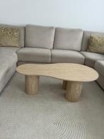 Salontafel Travertine beige Japandi, Ophalen, 100 tot 150 cm, 50 tot 100 cm, Zo goed als nieuw