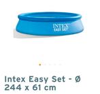 Intex zwembad met toebehoren, Tuin en Terras, Zwembad-toebehoren, Ophalen of Verzenden, Gebruikt, Afdekzeil