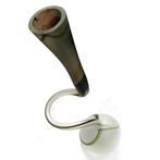 Handgemaakte glas vaas - 54cm, Huis en Inrichting, Woonaccessoires | Vazen, Gebruikt, Overige kleuren, -, Ophalen of Verzenden