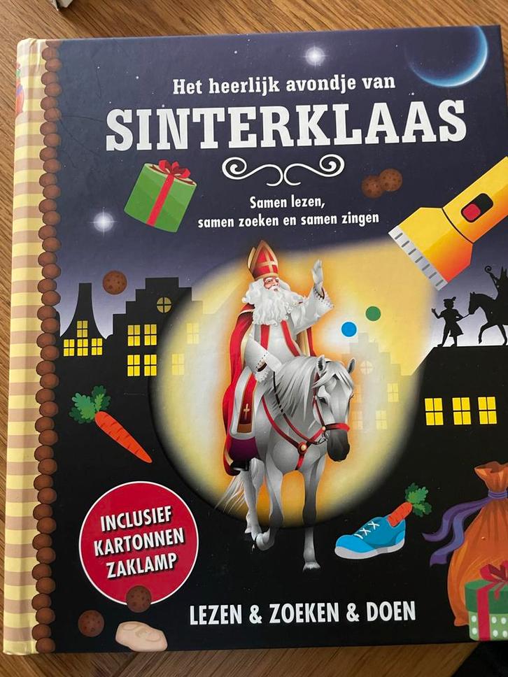 Sinterklaas Boek - Het Heerlijk Avondje, Boeken, Kinderboeken | Jeugd | onder 10 jaar, Zo goed als nieuw, Fictie algemeen, Ophalen