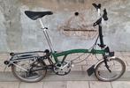 Brompton Racing Green Vouwfiets 3 Speed, Brompton, Heren, 16 tot 18 inch, Versnellingen