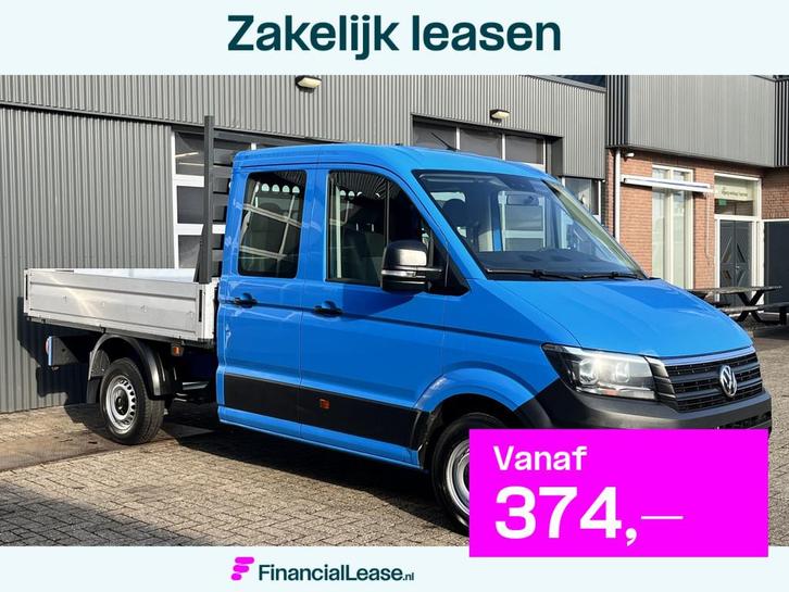 Volkswagen Crafter 35 2.0 TDI L3 DC Airco Cruise controle Eu, Auto's, Bestelauto's, Bedrijf, Lease, Financial lease, ABS, Airbags