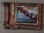 Zelfgemaakte Handgemaakte Vintage Scrap kaart (3), nieuw, Ophalen of Verzenden, Nieuw, Overige thema's