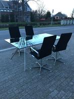 Set 4 Fritz Hansen Oxford chairs chair design stoelen stoel, Ophalen, Zwart, Nvt, Nvt