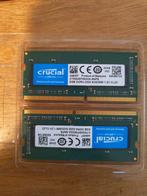 Crucial 2*8gb sodimm ddr4 3200MT/s, Computers en Software, RAM geheugen, Gebruikt, DDR4, Ophalen of Verzenden, Laptop