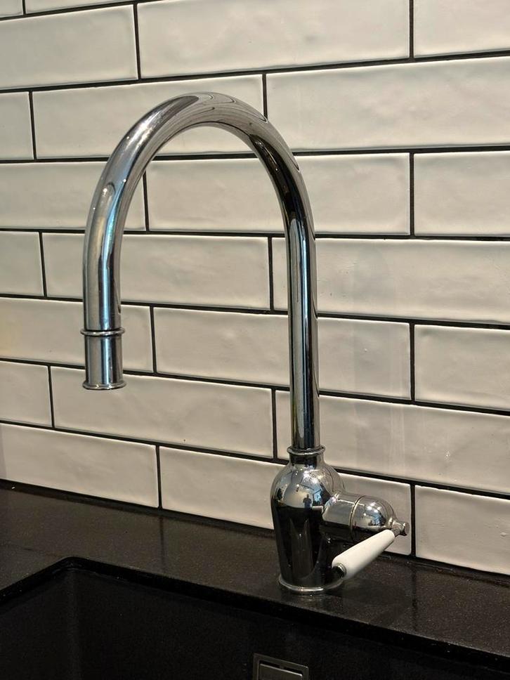 Ikea Chroom Kraan - Klassieke Stijl, Doe-het-zelf en Verbouw, Sanitair, Zo goed als nieuw, Kraan, Chroom, Ophalen of Verzenden