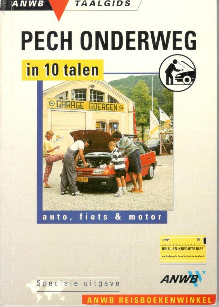 ANWB Pech onderweg in 10 talen., Boeken, Reisgidsen, Zo goed als nieuw, Taalgids, Europa, ANWB, Ophalen of Verzenden
