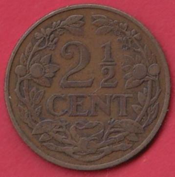 Nederland 2½  Cent 1914 (Wilhelmina) beschikbaar voor biedingen